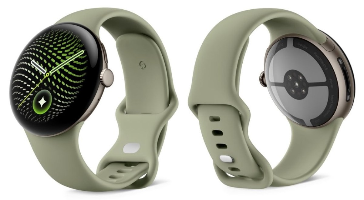 Google Pixel Watch 5 45mm - Olive/Fog