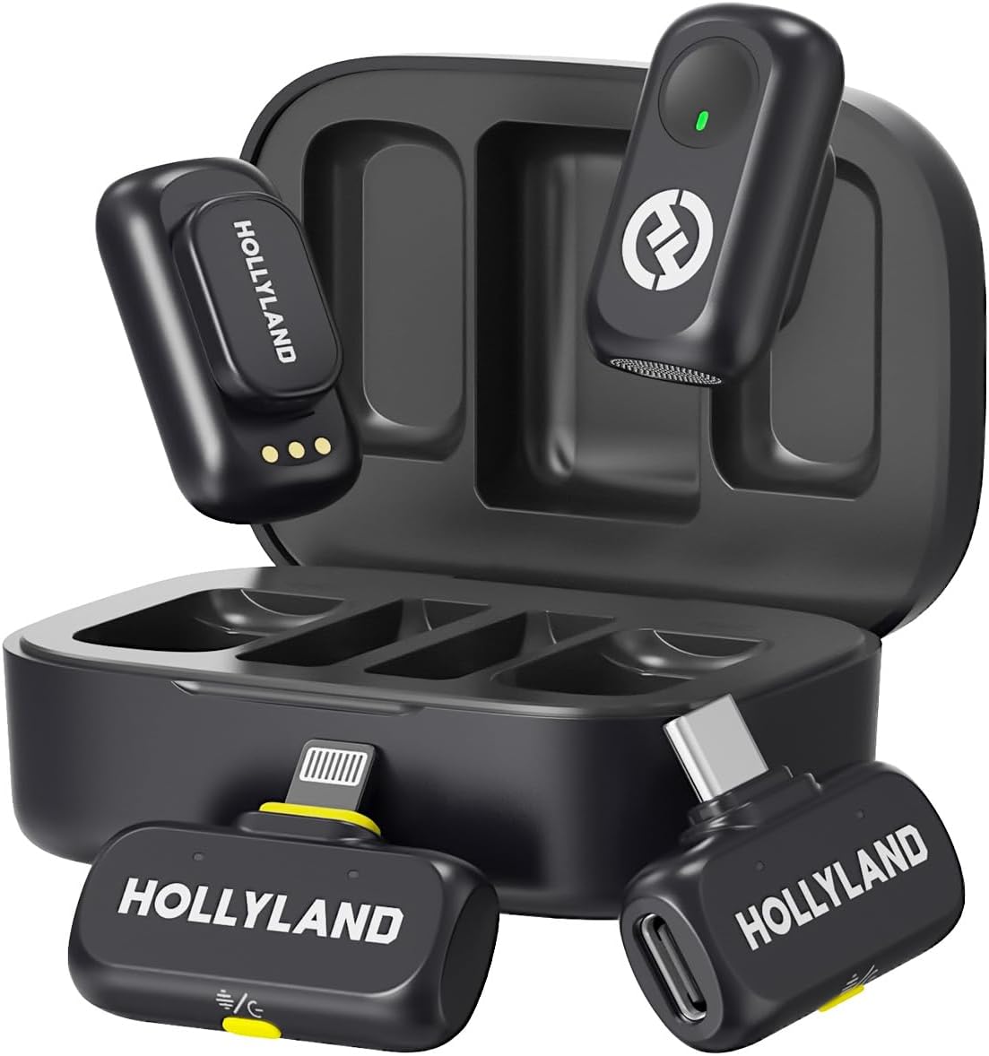 Hollyland LARK A1 Duo Combo Wireless Microphone (USB-C + Lightning)