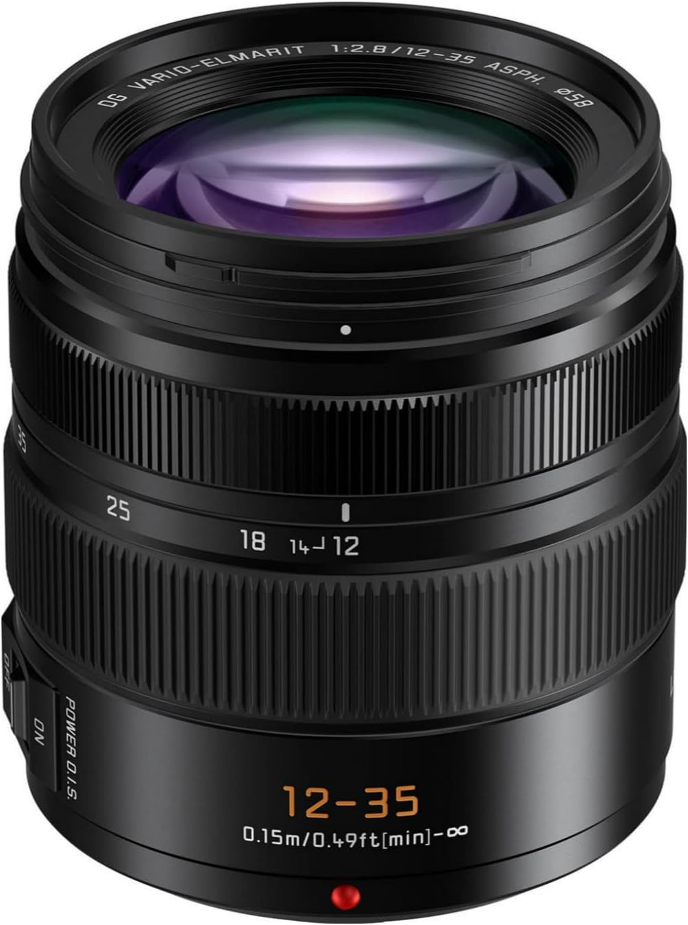 Panasonic LEICA DG VARIO-ELMARIT 12-35mm f/2.8 ASPH Power O.I.S. Lens (H-ES12035, Black) — Micro Four Thirds