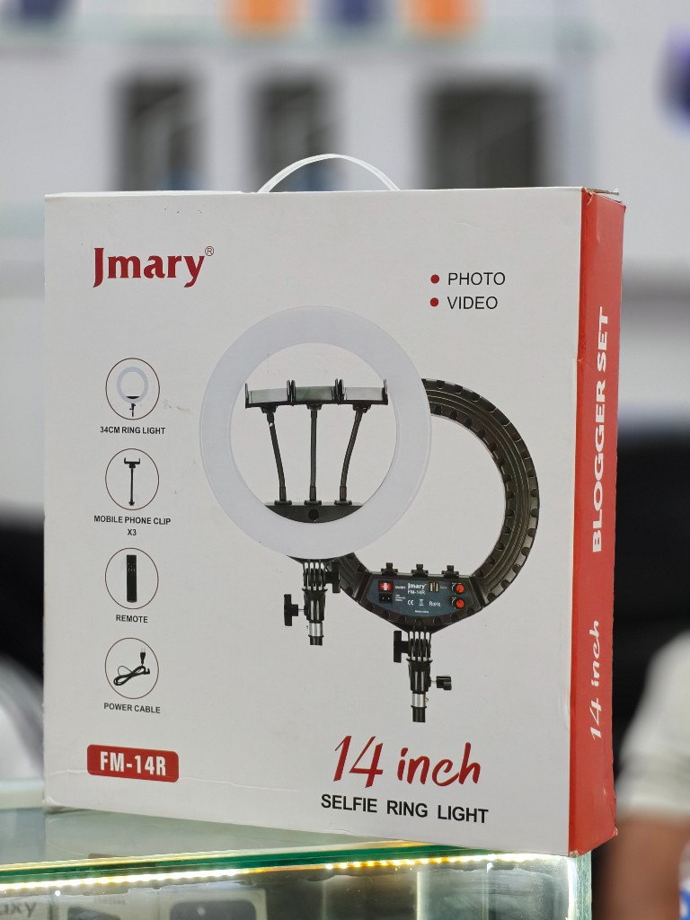 Jmary FM-14R 14 inch Selfie Ring Light