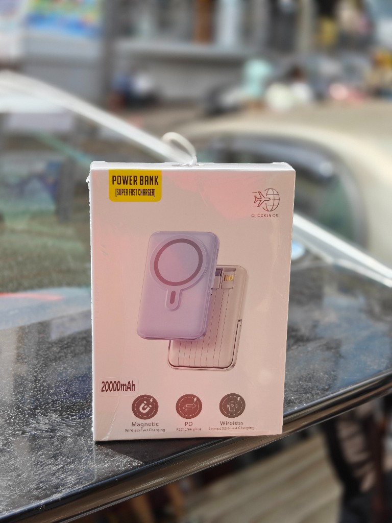 Magnetic Wireless PowerBank  20000mAh