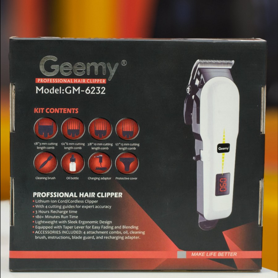 Geemy Professional Hair Clipper GM-6232