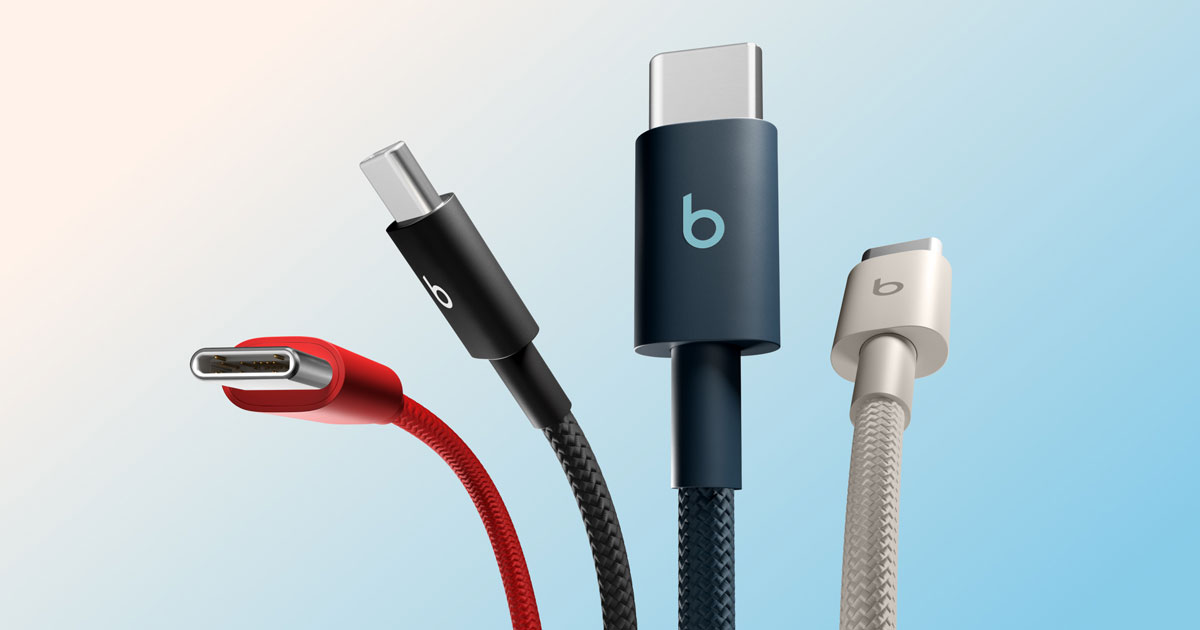 Beats USB‑C to USB‑C Woven Cable (1.5 m / 5 ft)