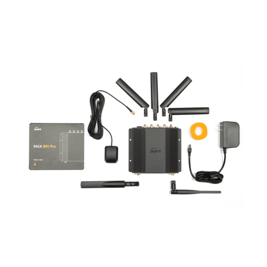Peplink MAX BR1 Pro 5G | All-In-One 5G Solution | Wi-Fi 6 | 2x2 MU-MIMO | MAX-BR1-PRO-5GH-T-PRM,dual band