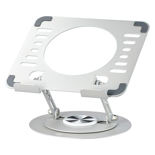 Aluminum Foldable 360-Degree Rotating Laptop Stand