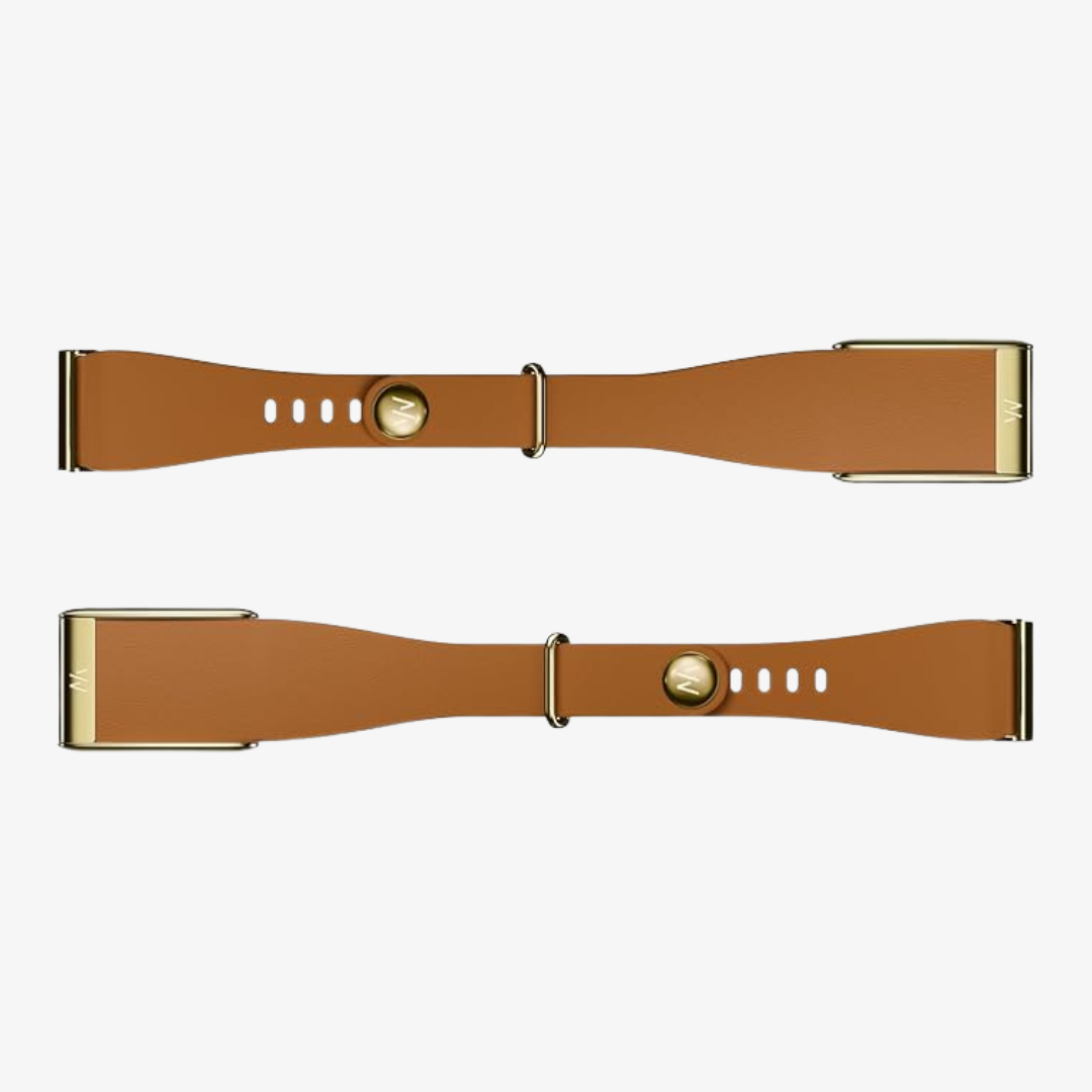 WHOOP LeatherLuxe Band – Compatible with 5.0, One, & Peak – Genuine Italian Leather Accessory – Not Compatible with Gen 4