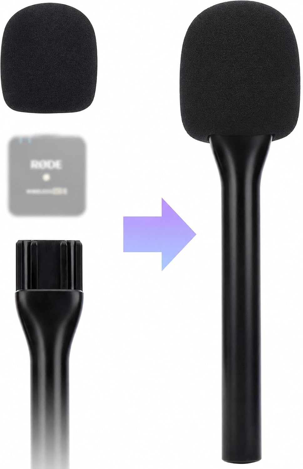 Wireless Microphone Handheld Grip Stick
